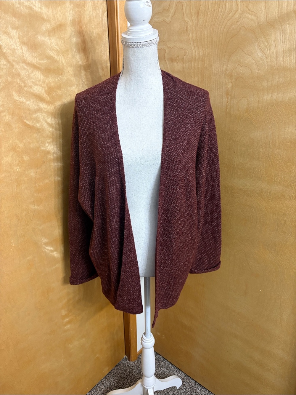 NWT Pink Clover From Stitch Fix Long Sleeve Open Cardigan Size XL